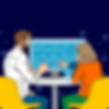 Collaborative Decision Making in Software Evaluation Business team discussing software options