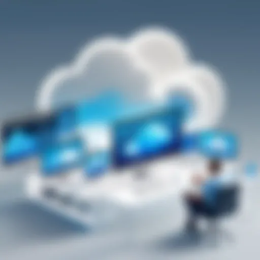 Visual representation of collaborative cloud authoring
