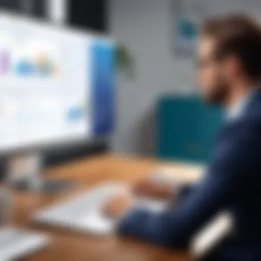 Informed Decision-Making with CPA Software A business professional making decisions based on CPA project management software