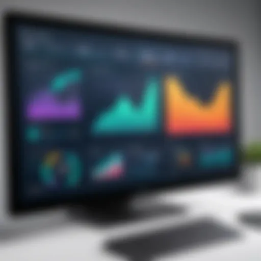 Visual representation of energy monitoring software dashboard showcasing real-time data.