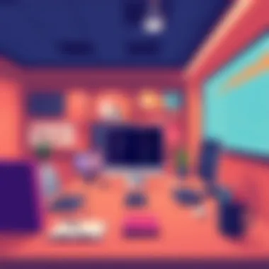 Visual representation of an engaging digital workspace