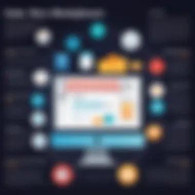 An infographic illustrating the benefits of using order management tools for small businesses.