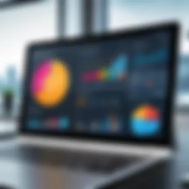 Dashboard View of Safety Management Software Dashboard view of safety management software with analytics