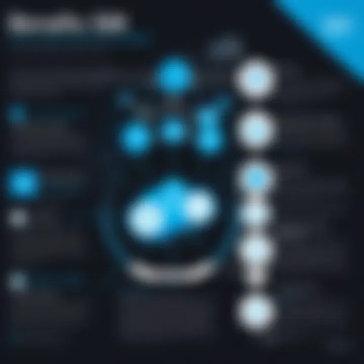Infographic detailing benefits of SIEM in cybersecurity