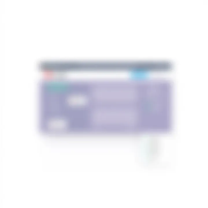 Interface of snagging software showcasing functionality