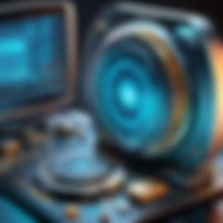 Future trends illustration depicting advancements in vector graphic technology