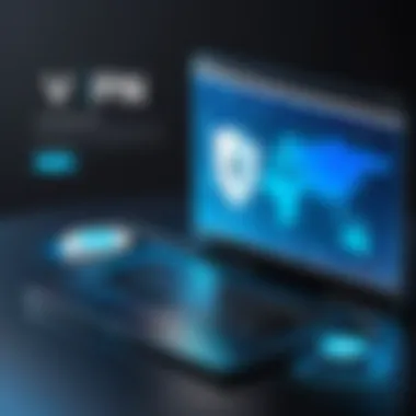 Benefits of Using a VPN for Privacy Graphic representation of VPN connection benefits