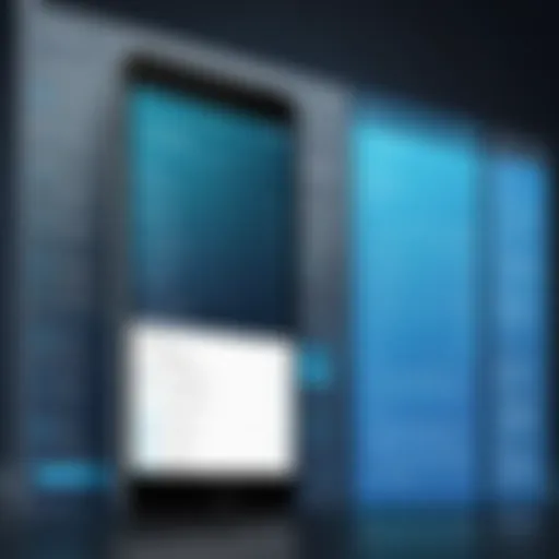 Innovative software interface showcasing scheduling features