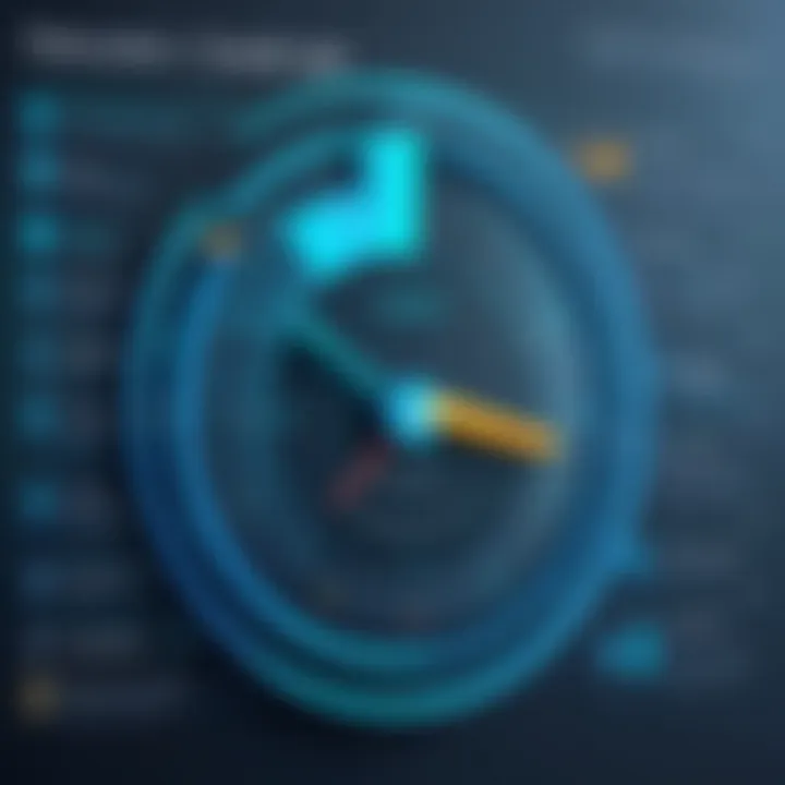 Graph depicting user satisfaction levels with scheduling tools