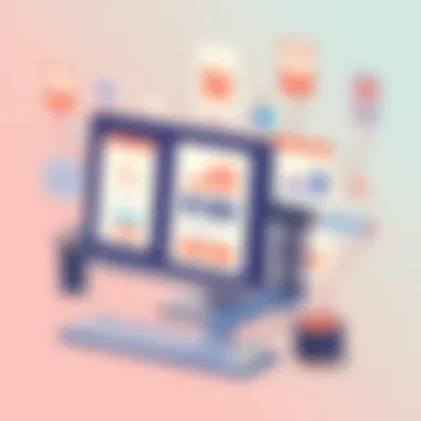 An illustration of creative ad designs optimized for PPC platforms