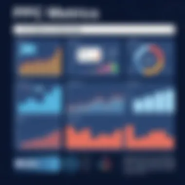 A comprehensive dashboard displaying PPC metrics and analytics