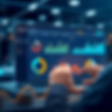 Cutting-edge QAD software dashboard showcasing real-time analytics