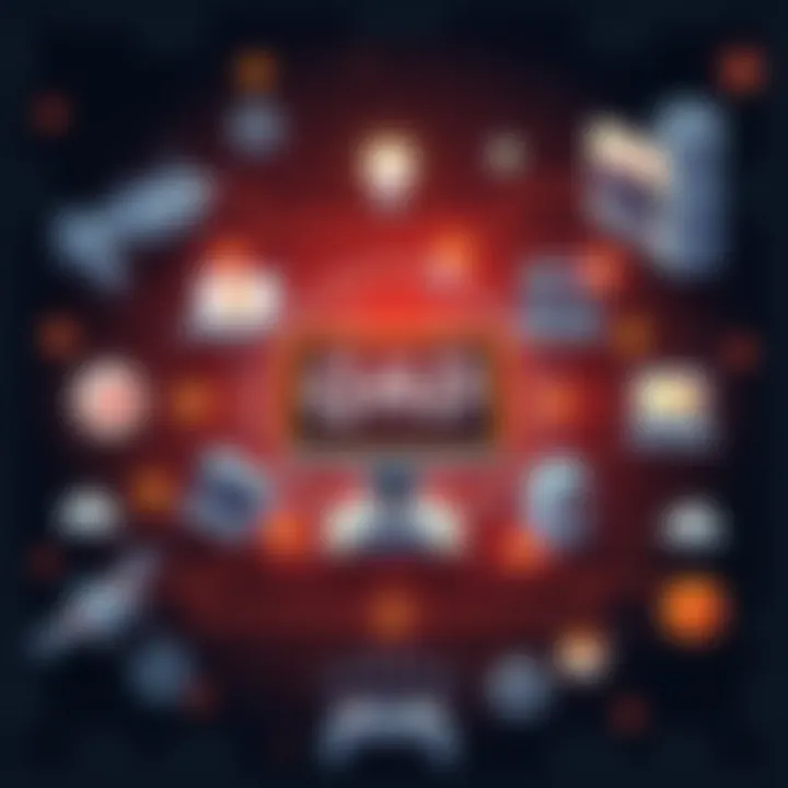 Visual representation of QAD software integration within various business systems