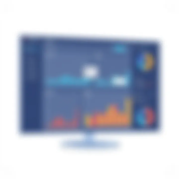 Analytics dashboard displaying real estate trends and insights