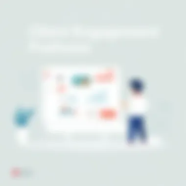 Client engagement features in Redfin CRM illustrated