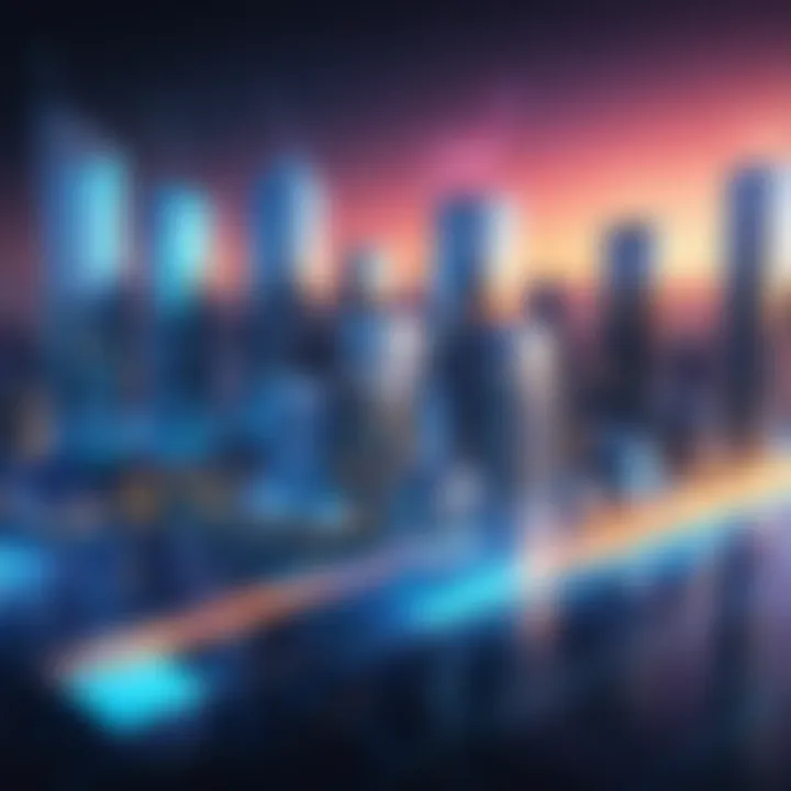 Visual representation of commercial real estate data trends
