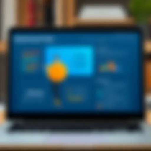 Visualization of retirement plan software interface