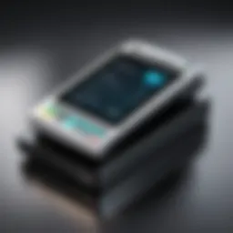 A sleek POS terminal showcasing advanced features