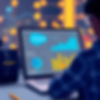 Analytics report generated by Salesforce tracking solutions