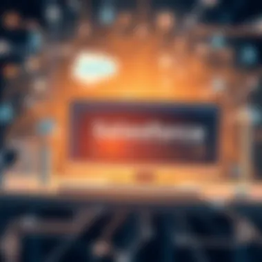 Visual representation of lead management in Salesforce