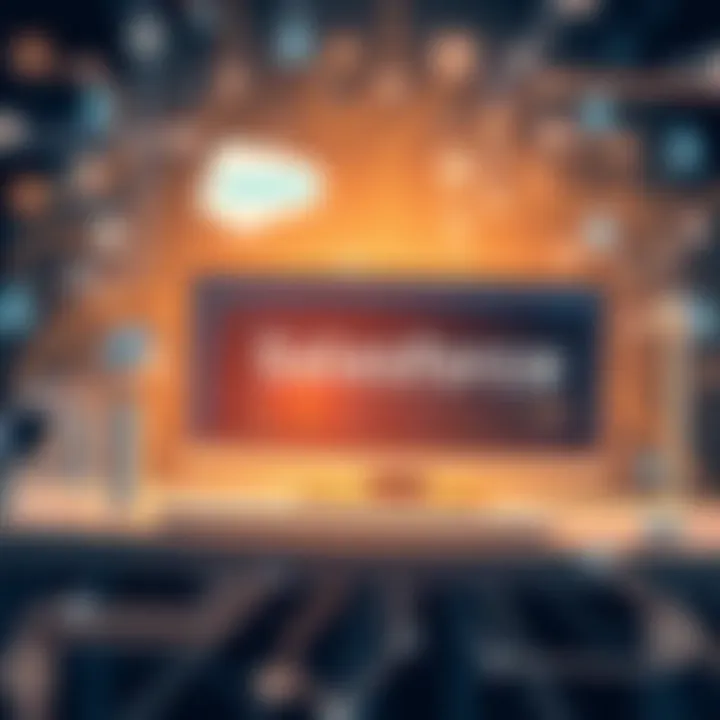 Visual representation of lead management in Salesforce