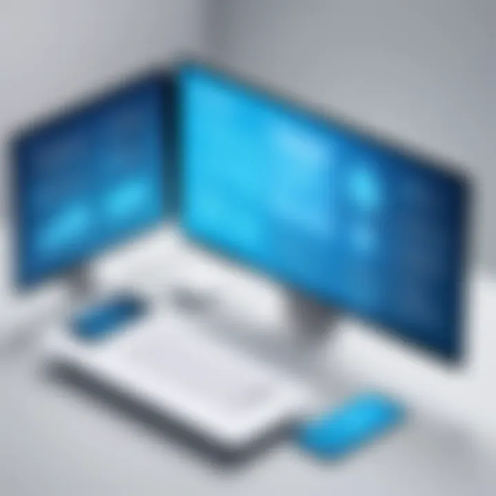 Infographic illustrating security measures in screen sharing technology