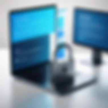 Security Measures for File Sharing Graphic showing security measures for file sharing in small businesses.