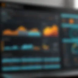 A visual representation of SolarWinds virtualization dashboard showcasing performance metrics.