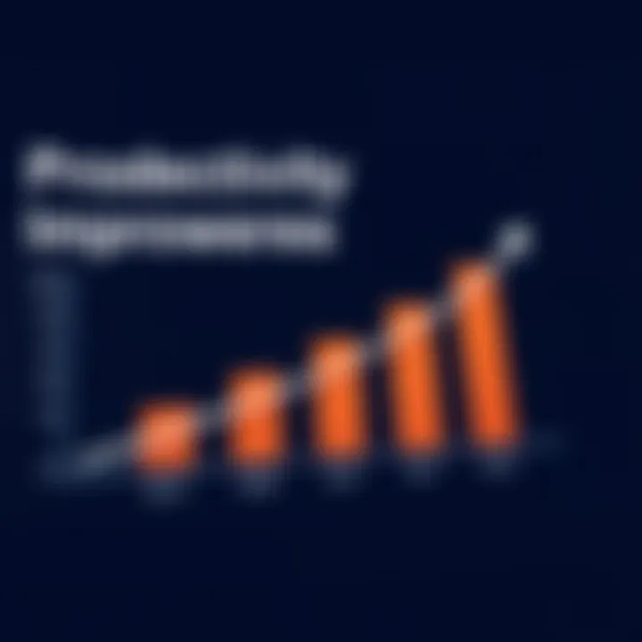 Productivity Improvements with Tabs3Connect Graph illustrating productivity improvements using Tabs3Connect