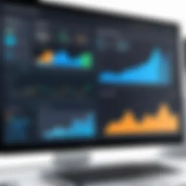 Intranet Usage Analytics An advanced analytics dashboard displaying intranet usage statistics.