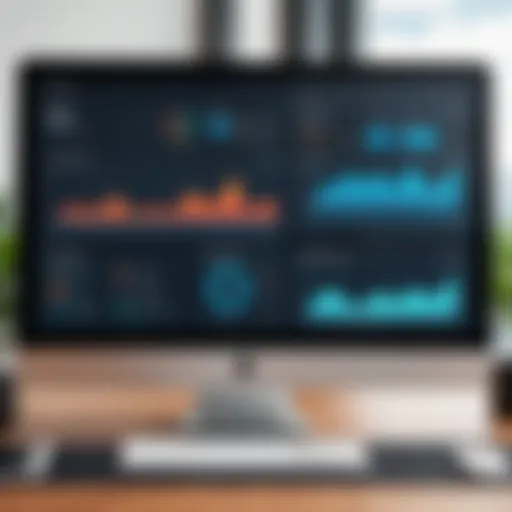 A sleek corporate intranet dashboard showcasing user-friendly navigation.