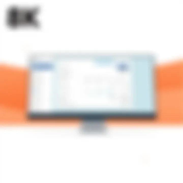 Sleek Mac Invoice Software Interface A sleek Mac interface displaying invoice software features