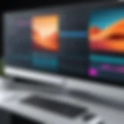 User Interface of OBS showcasing the layout and features