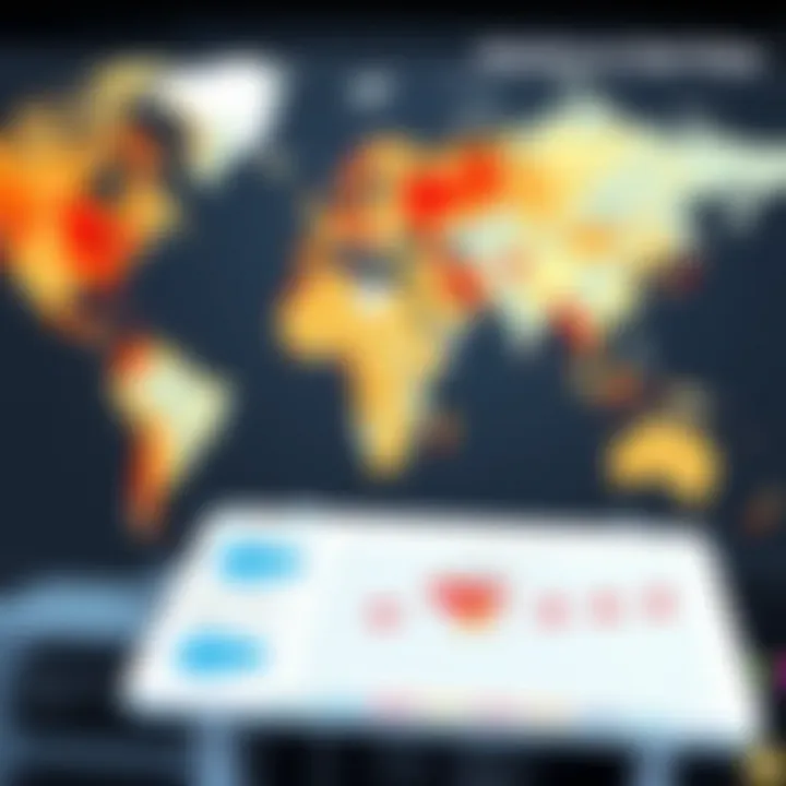 Effective decision-making using Salesforce geographic heat maps