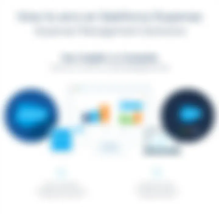 Salesforce vs Competitors: Expense Management Solutions Infographic comparing Salesforce expense management with competitors