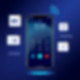 A sleek interface of a modern phone dialer application showcasing its features.