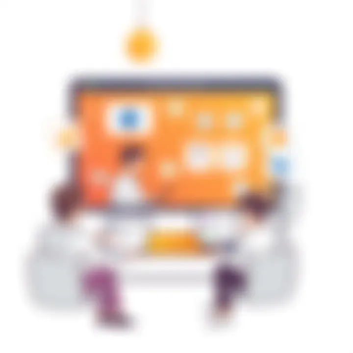 Team collaboration feature in client management software