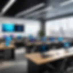 Visual representation of a unified classroom environment