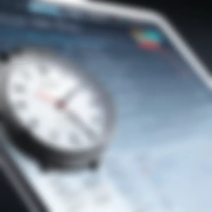 Chart comparing different timekeeper software features