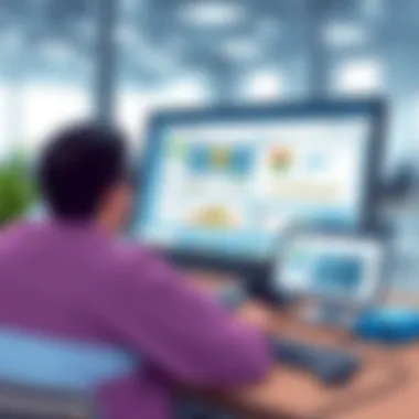 Integrated Communication Tools in Vonage Illustration of communication tools integrated within Vonage Business Desktop