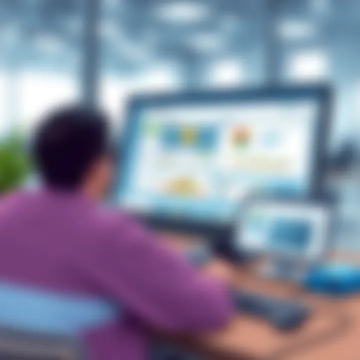 Integrated Communication Tools in Vonage Illustration of communication tools integrated within Vonage Business Desktop