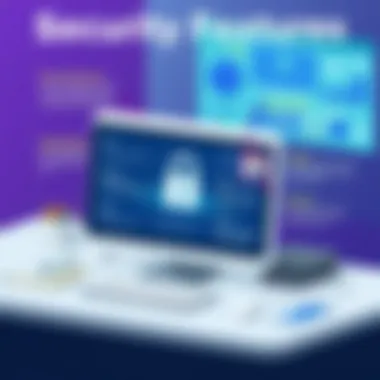Security Features of Vonage Business Desktop Visual representation of security features in Vonage Business Desktop