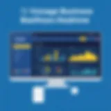 User interface of Vonage Business Desktop showcasing dashboard features