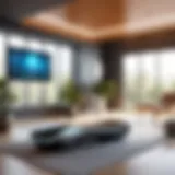 A modern wellness center with advanced technology integration