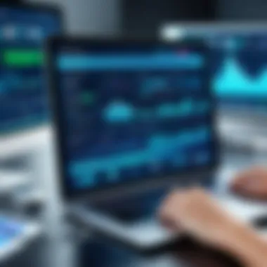 Innovative Software Interface Innovative software interface showcasing healthcare technology features