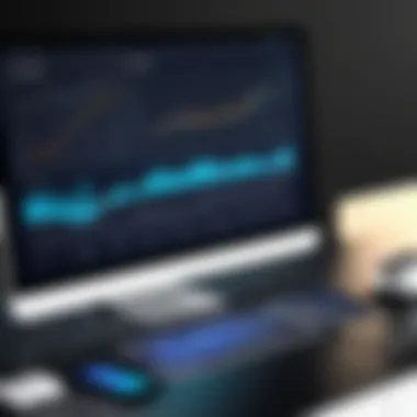 Future Trends in PPC Advertising Future trends in digital advertising represented through predictive graphs