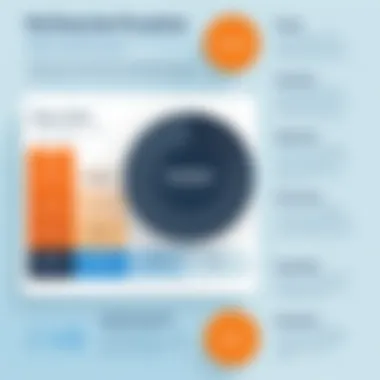 An infographic showcasing the unique features of Help Scout and HubSpot