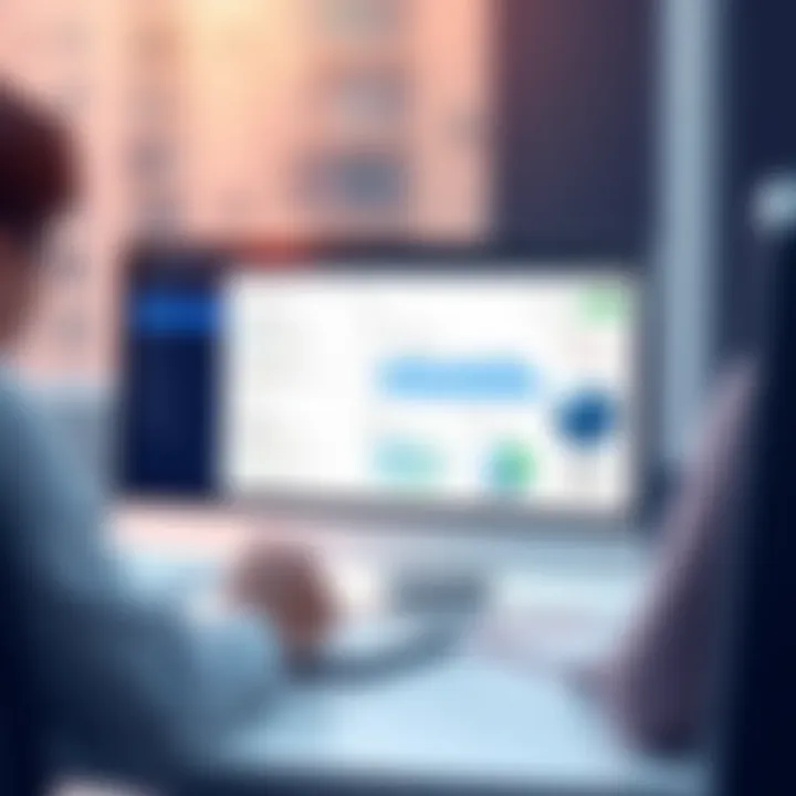 HighQ User Interface for Contract Analytics User interface showcasing HighQ's analytics tools