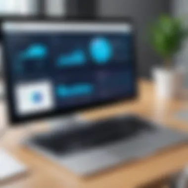 Innovative Dashboard Functions User interface of homecare billing software showcasing dashboard features
