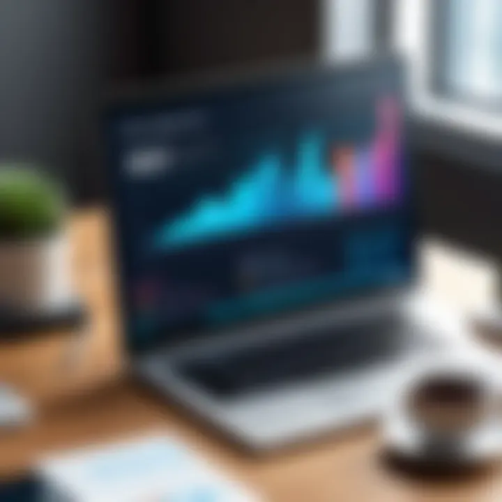 A visual representation of data analytics related to candidate engagement metrics.